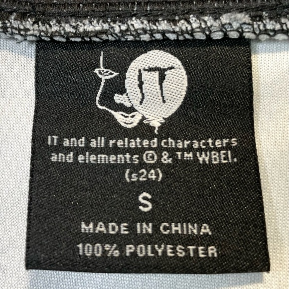 Halloween IT Horror Baseball Jersey Shirt Size Small NWOT Movie Themed Shirt - Picture 3 of 7